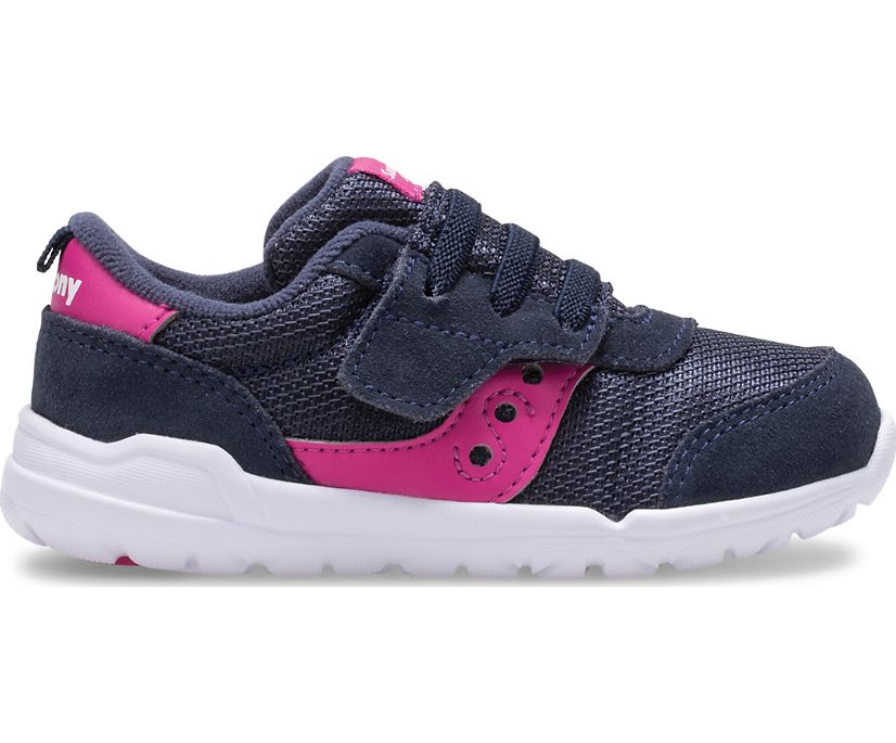 Saucony Jazz Riff Sneakers Barn Marinblå Rosa | Sverige 625XYU